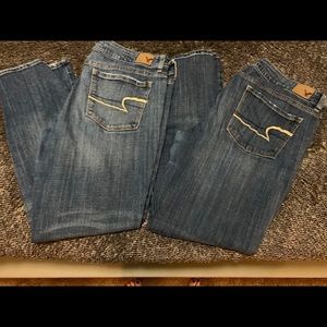 2 American Eagle Jeans